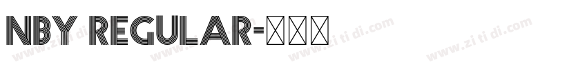 NBY Regular字体转换 NBY Regular字体转换